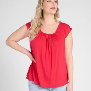 NWT loveappella red tunic